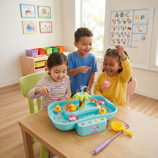 Ogi Mogi Toys Watercirculerend visspel met batterij en muziek Joy&Bloom