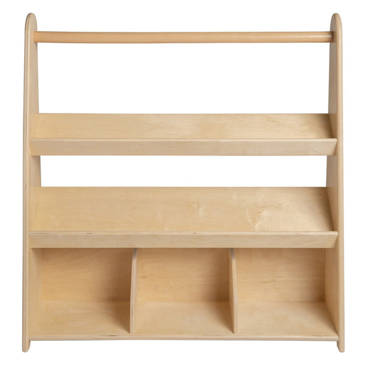 Van Dijk Toys houten kinder boekenkast / boekenrek met 3 schappen (Kinderopvang kwaliteit) Joy&Bloom