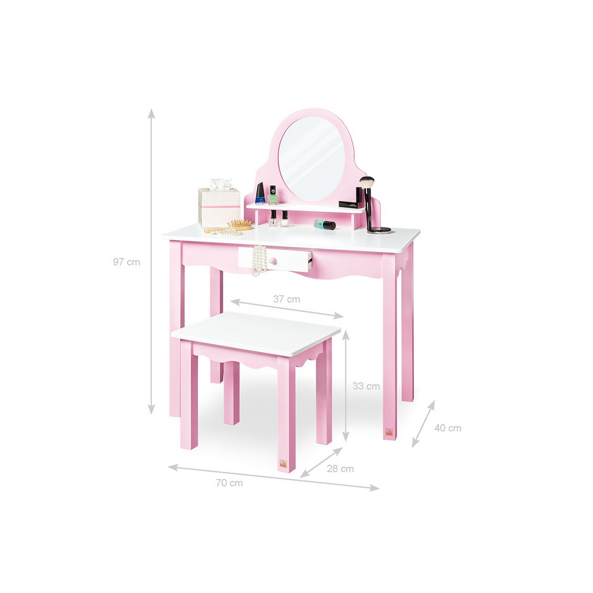 Make-up tafel "Jasmin"