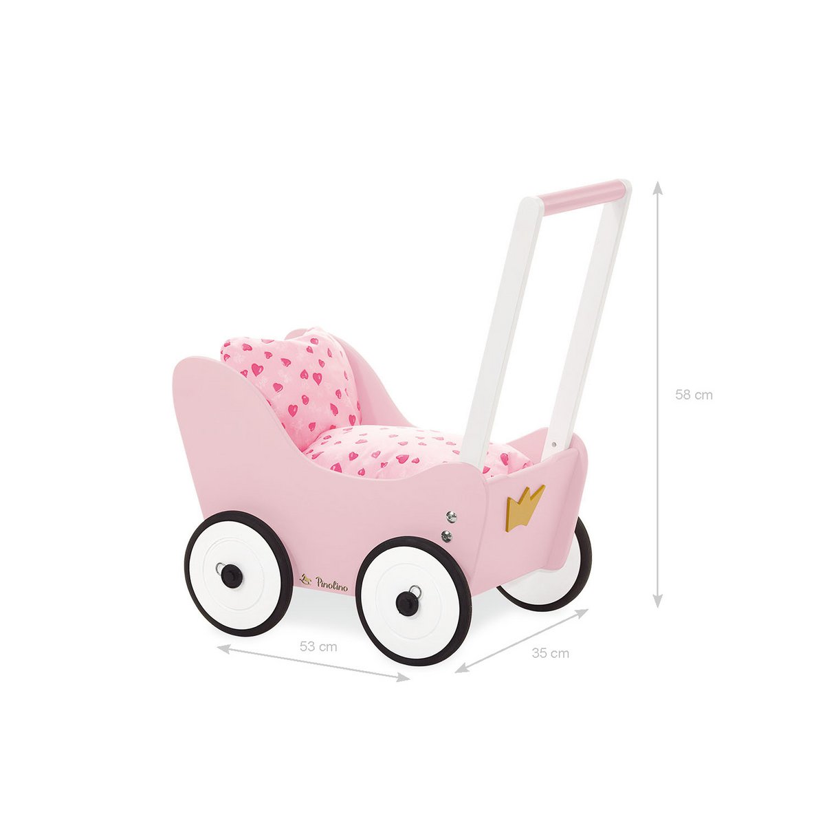 Poppenwagen "Princessin Lea"