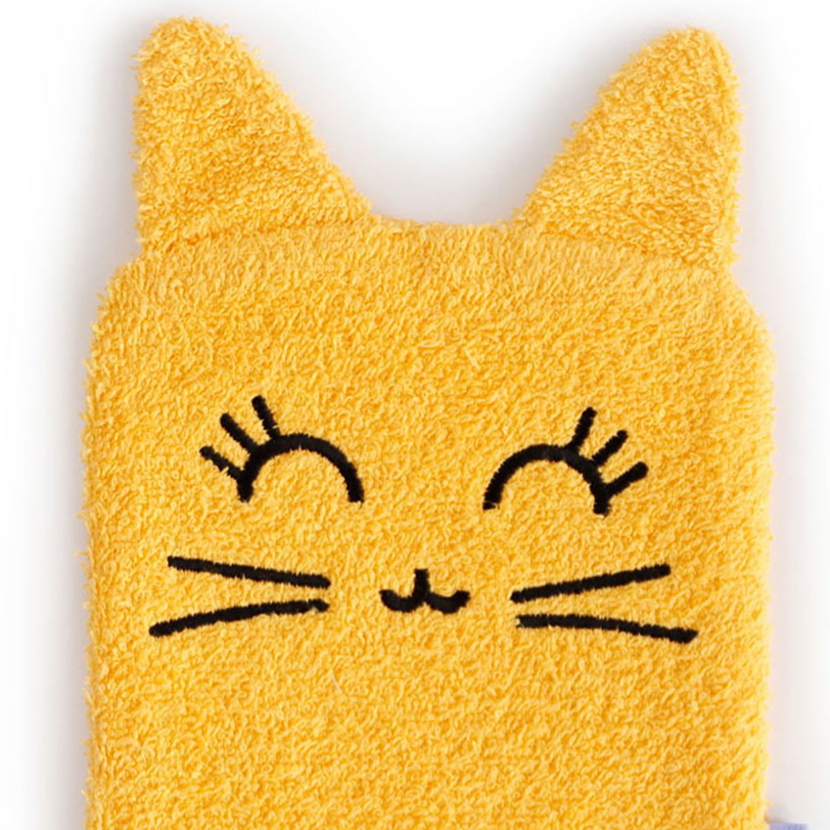 Milk&Moo Tombish kattenbadhandschoen, 100% katoen, Oeko-Tex gecertificeerd, kleurrijk Joy&Bloom