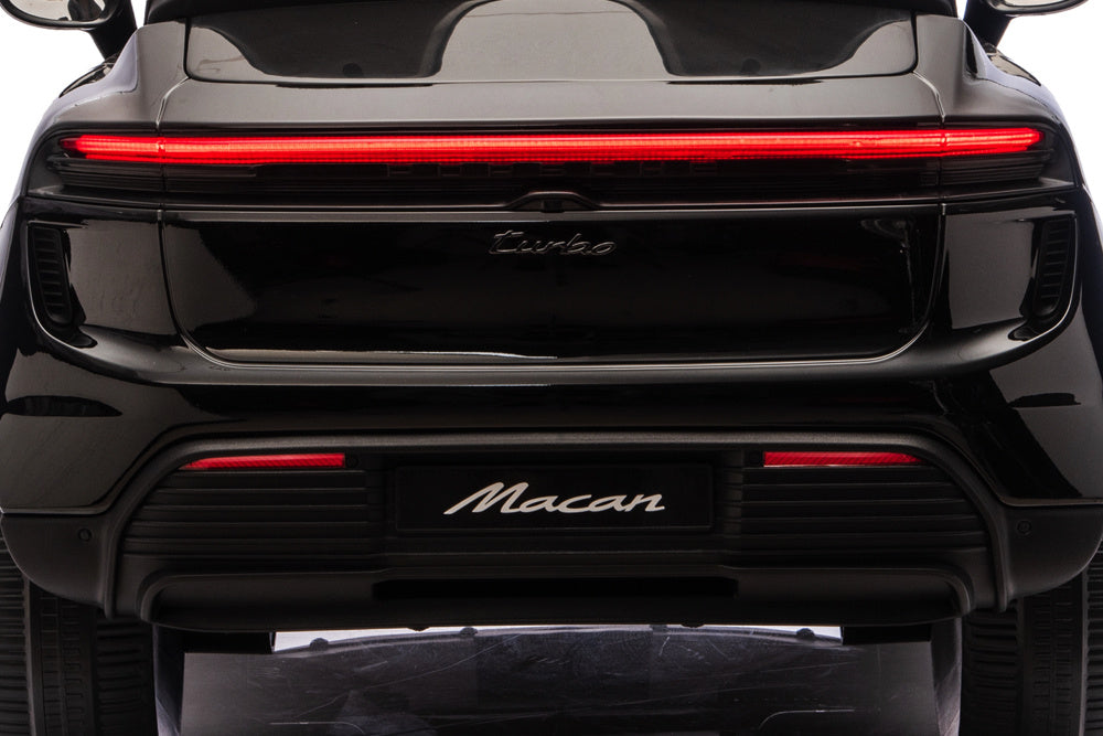 Porsche Macan Turbo, Elektrische Kinderauto Met Een Lithium Accu, Muziek Module, Rubberen Banden En Meer. Kinderauto's Joy&Bloom