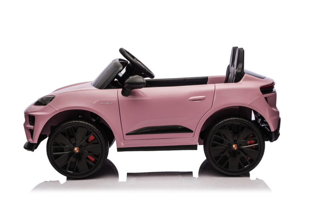 Porsche Macan Turbo, Elektrische Kinderauto Met Een Lithium Accu, Muziek Module, Rubberen Banden En Meer. Kinderauto's Joy&Bloom