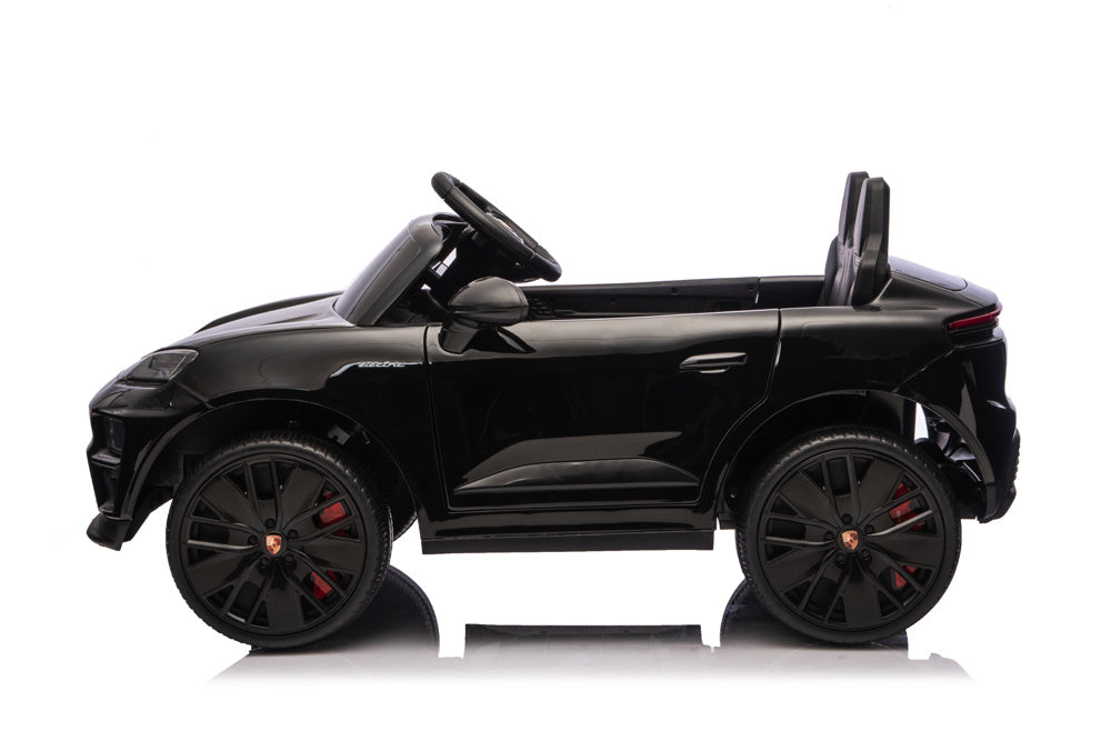 Porsche Macan Turbo, Elektrische Kinderauto Met Een Lithium Accu, Muziek Module, Rubberen Banden En Meer. Kinderauto's Joy&Bloom