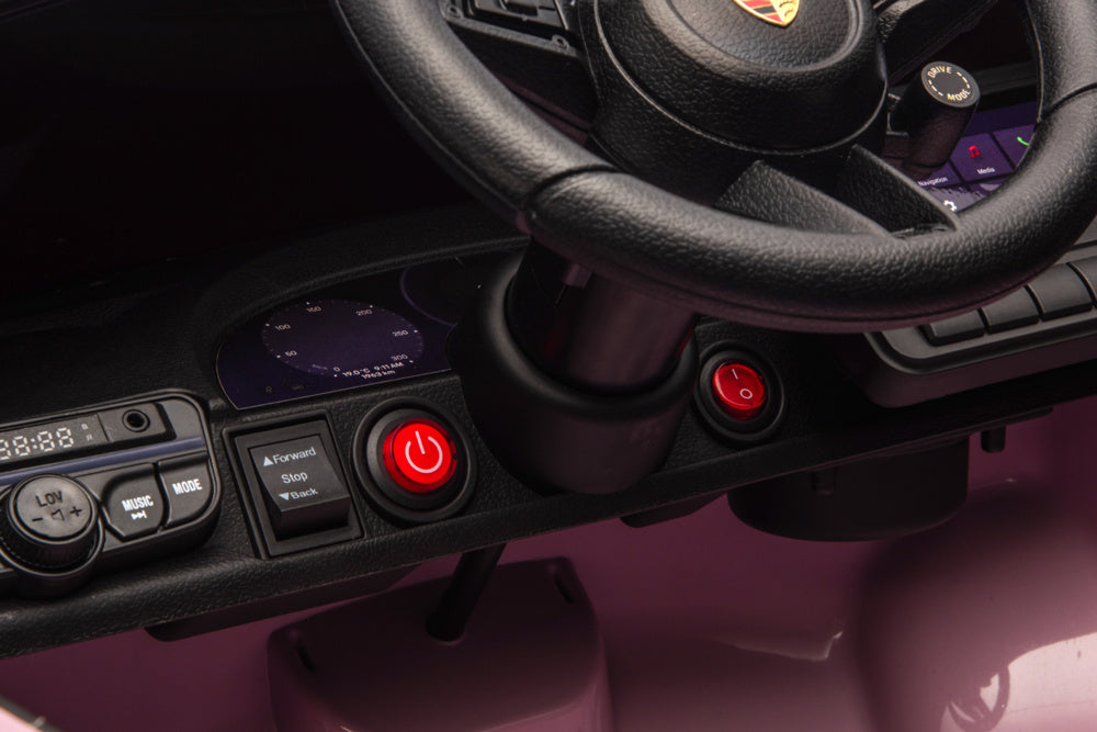 Porsche Macan Turbo, Elektrische Kinderauto Met Een Lithium Accu, Muziek Module, Rubberen Banden En Meer. Kinderauto's Joy&Bloom