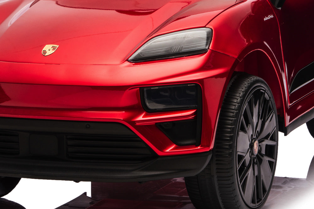 Porsche Macan Turbo, Elektrische Kinderauto Met Een Lithium Accu, Muziek Module, Rubberen Banden En Meer. Kinderauto's Joy&Bloom