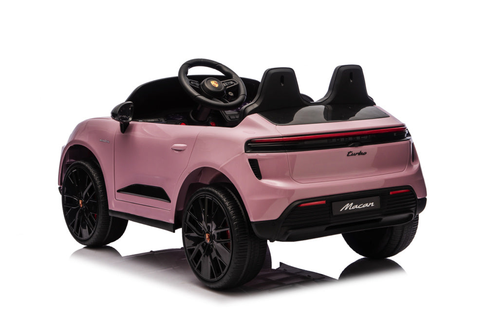 Porsche Macan Turbo, Elektrische Kinderauto Met Een Lithium Accu, Muziek Module, Rubberen Banden En Meer. Kinderauto's Joy&Bloom