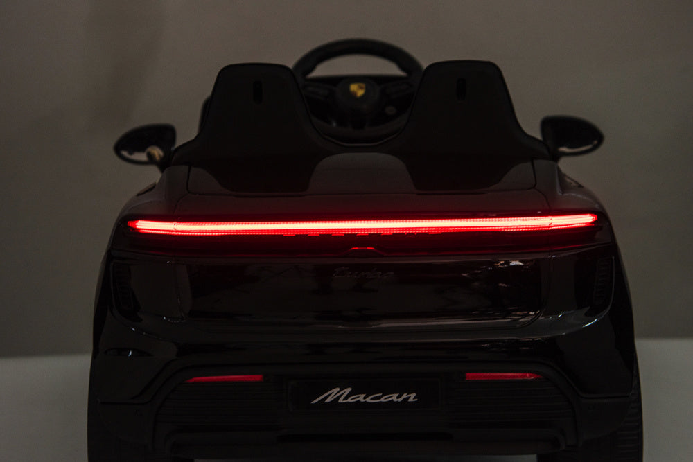 Porsche Macan Turbo, Elektrische Kinderauto Met Een Lithium Accu, Muziek Module, Rubberen Banden En Meer. Kinderauto's Joy&Bloom