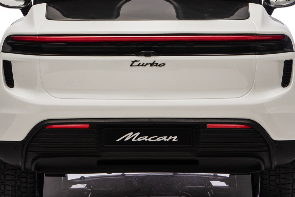 Porsche Macan Turbo, Elektrische Kinderauto Met Een Lithium Accu, Muziek Module, Rubberen Banden En Meer. Kinderauto's Joy&Bloom