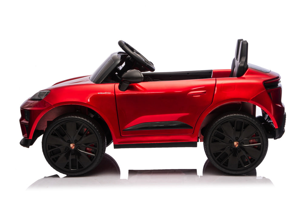 Porsche Macan Turbo, Elektrische Kinderauto Met Een Lithium Accu, Muziek Module, Rubberen Banden En Meer. Kinderauto's Joy&Bloom