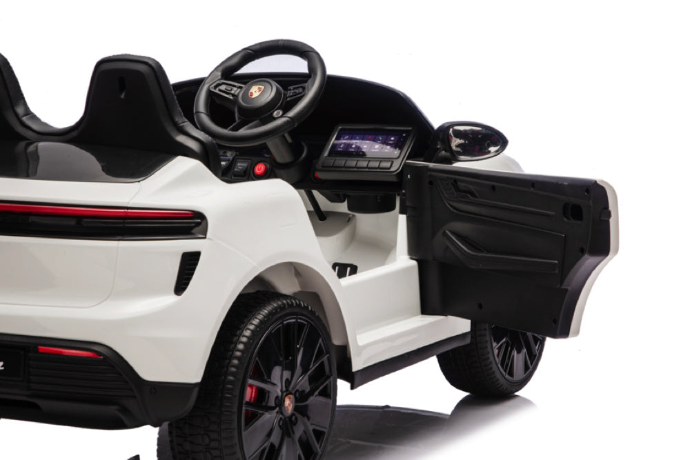 Porsche Macan Turbo, Elektrische Kinderauto Met Een Lithium Accu, Muziek Module, Rubberen Banden En Meer. Kinderauto's Joy&Bloom