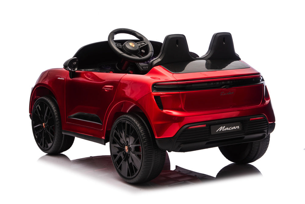 Porsche Macan Turbo, Elektrische Kinderauto Met Een Lithium Accu, Muziek Module, Rubberen Banden En Meer. Kinderauto's Joy&Bloom