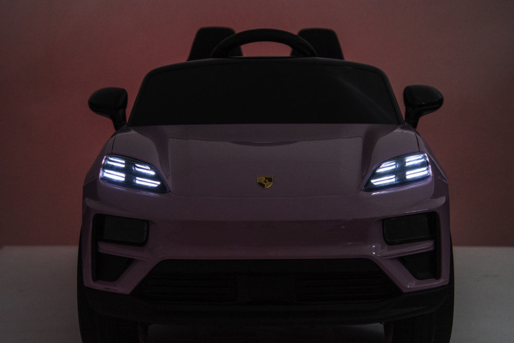 Porsche Macan Turbo, Elektrische Kinderauto Met Een Lithium Accu, Muziek Module, Rubberen Banden En Meer. Kinderauto's Joy&Bloom