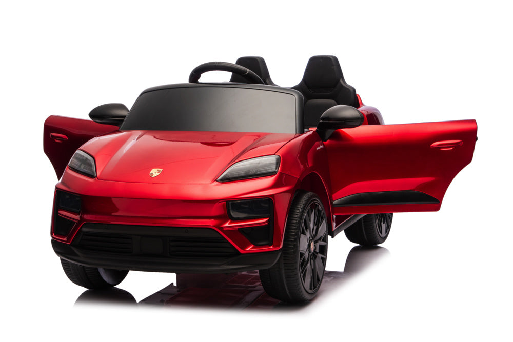 Porsche Macan Turbo, Elektrische Kinderauto Met Een Lithium Accu, Muziek Module, Rubberen Banden En Meer. Kinderauto's Joy&Bloom