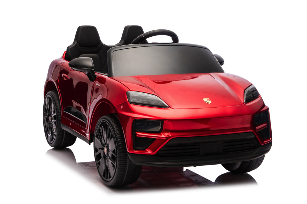 Porsche Macan Turbo, Elektrische Kinderauto Met Een Lithium Accu, Muziek Module, Rubberen Banden En Meer. Kinderauto's Joy&Bloom