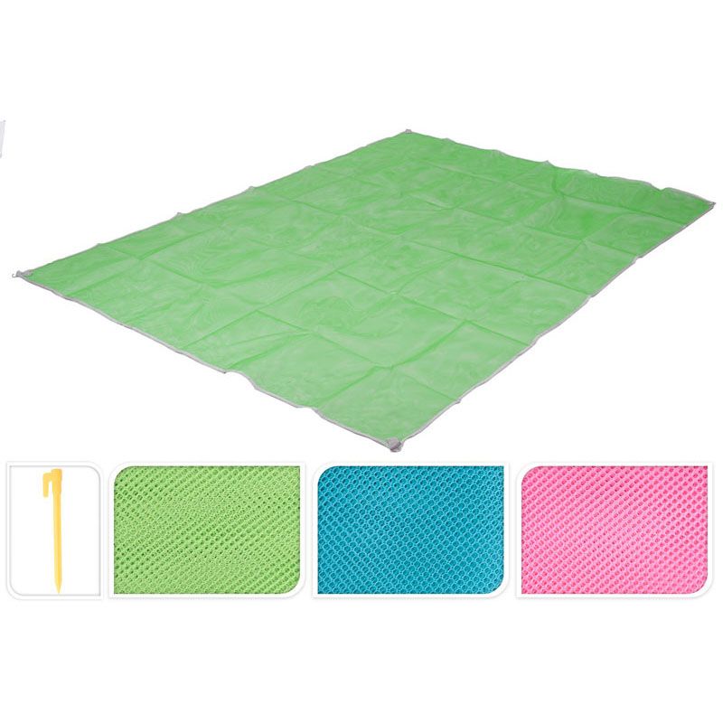 Probeach Zandvrije Strandmat - Groen Default Title Kampeer- en Strandartikelen Joy&Bloom