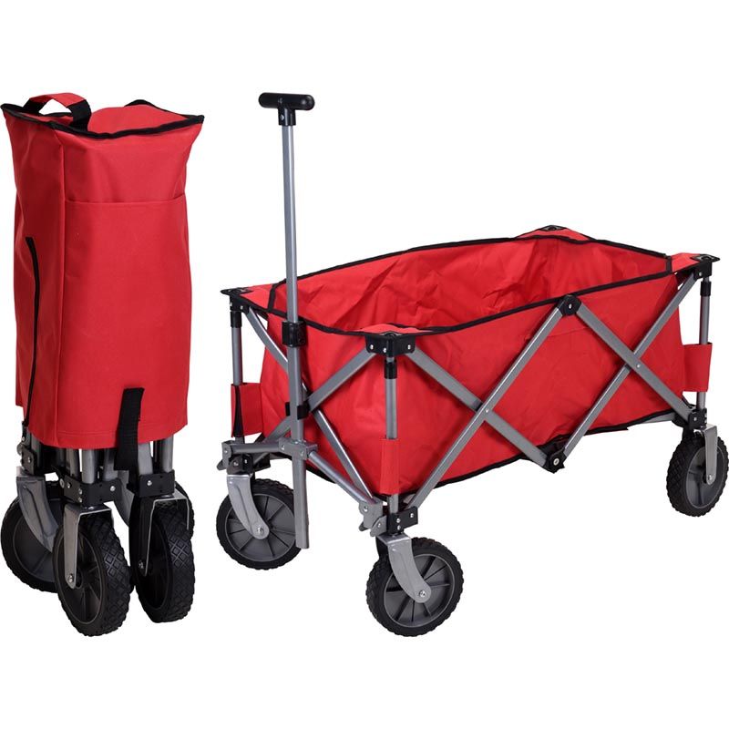 Bolderkar Opvouwbaar - Rood - 90X49X58 Cm Default Title Overig speelgoed Joy&Bloom