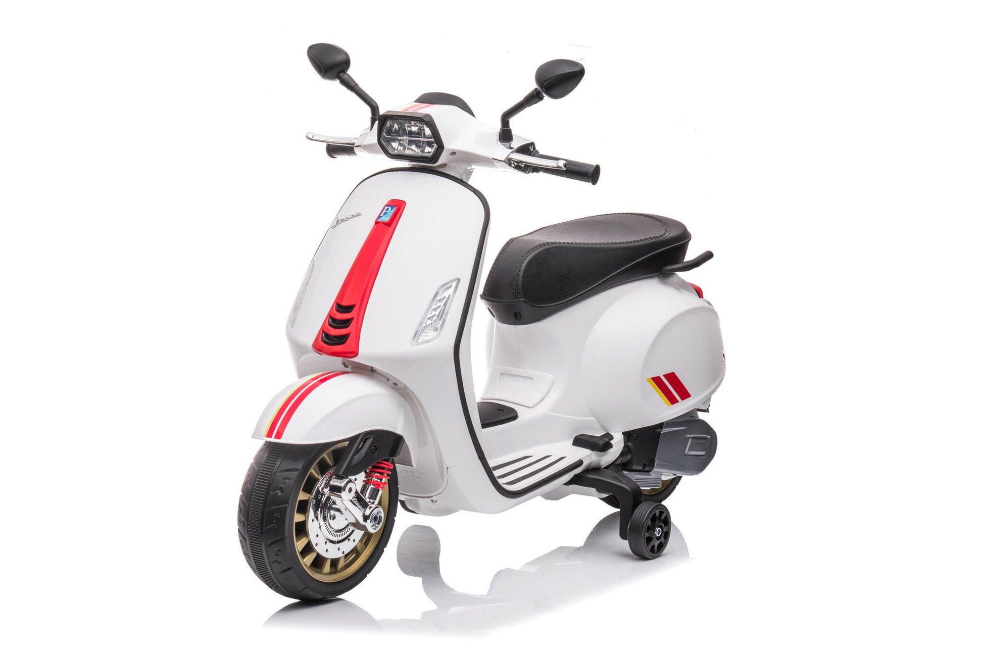 Vespa Sprint, 12 Volt Elektrische Scooter Met Muziek En Meer! Default Title Motor Joy&Bloom