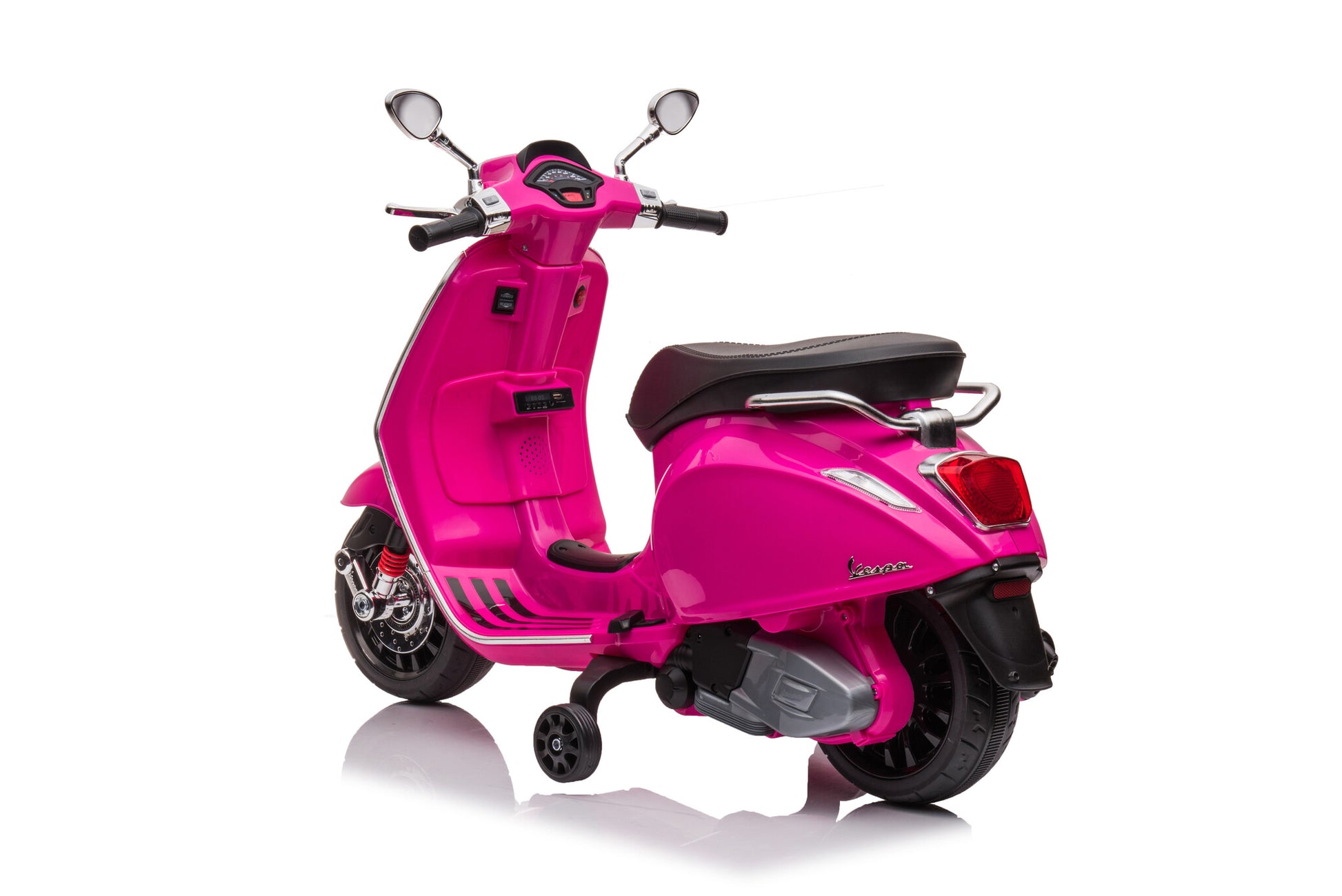 Vespa Sprint, 12 Volt Elektrische Scooter Met Muziek En Meer! Motor Joy&Bloom