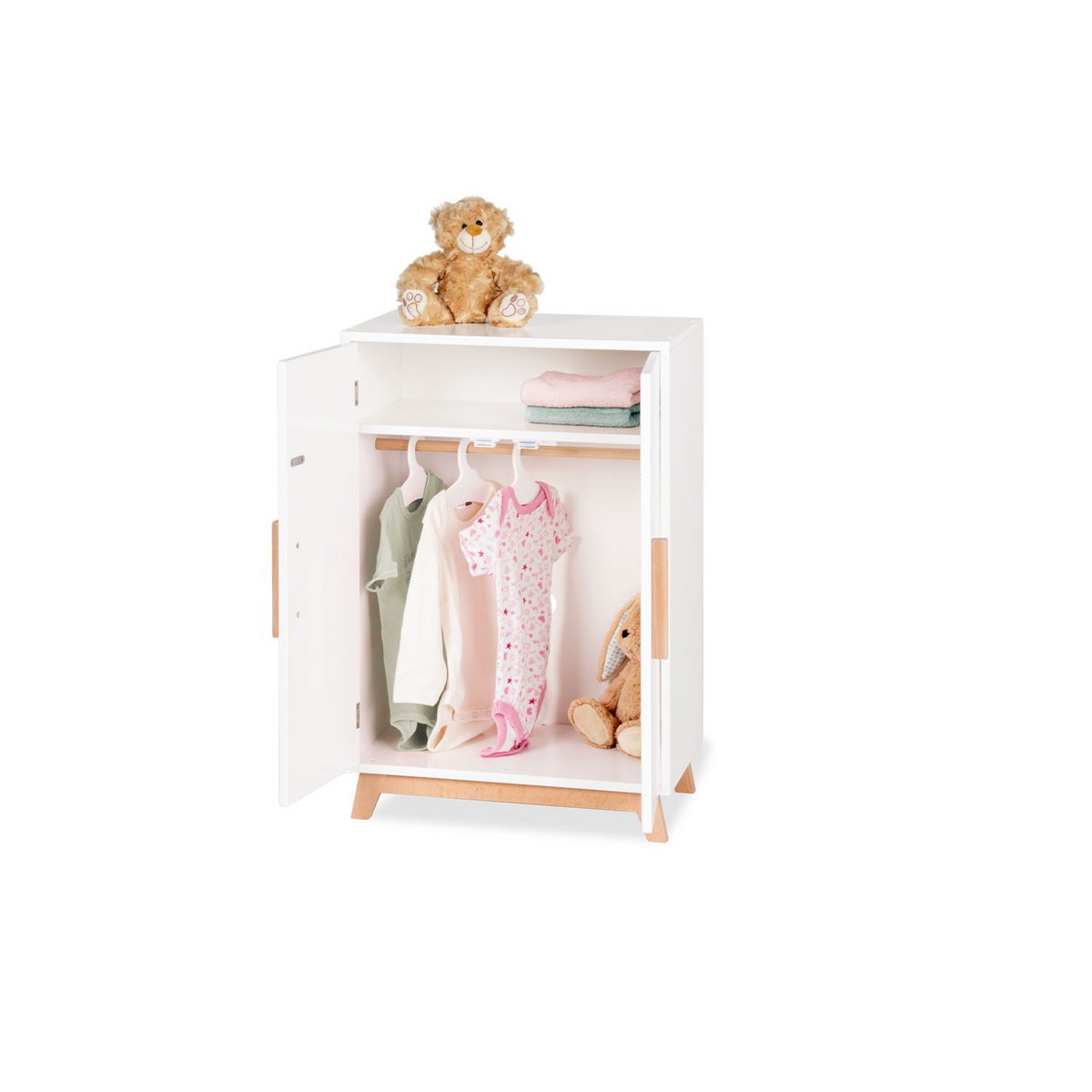Kledingkast poppen "marit", 4 delen Poppenspeelgoed Joy&Bloom