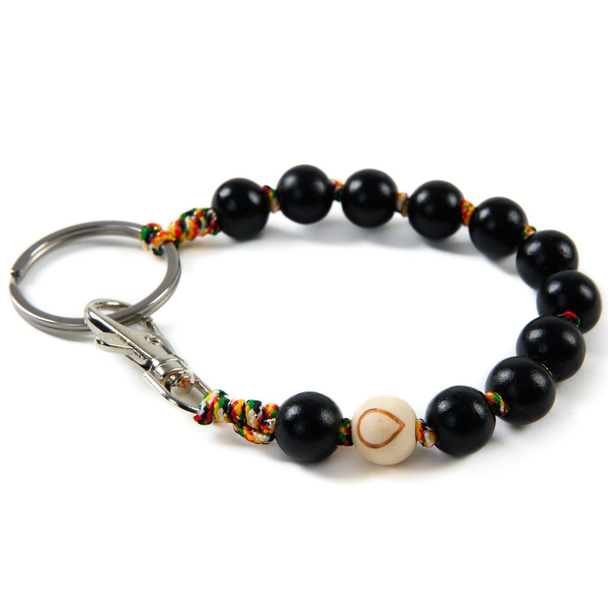 Camo Zee-egel - 12 kralen Sleutelhanger