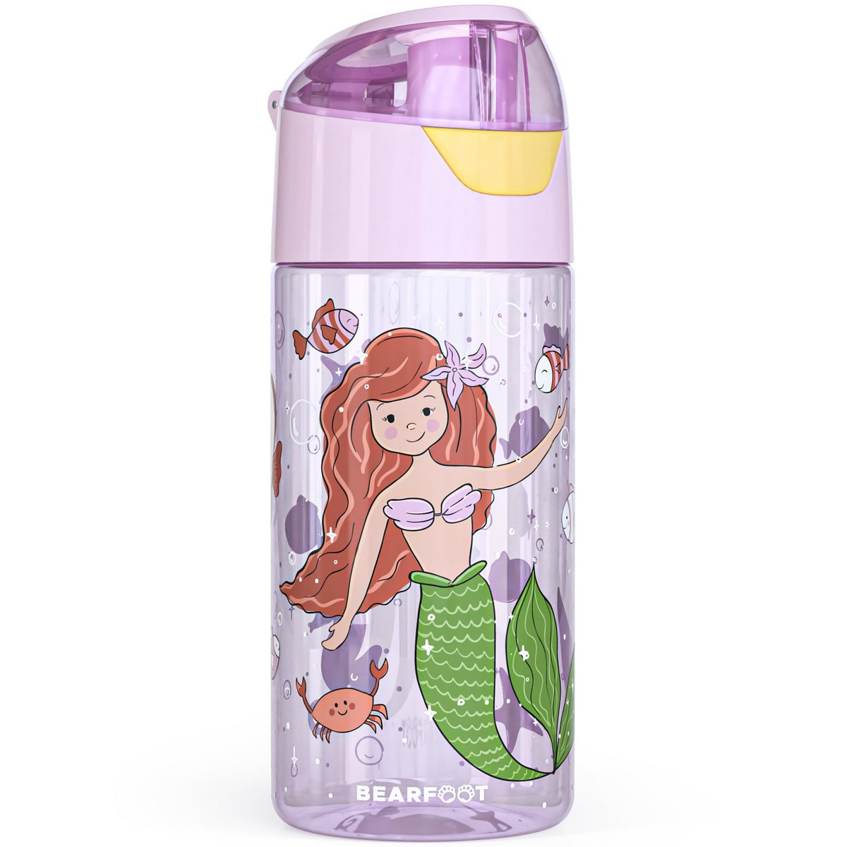 Kinderwaterfles, lichtgewicht waterfles - zeemeermin Joy&Bloom