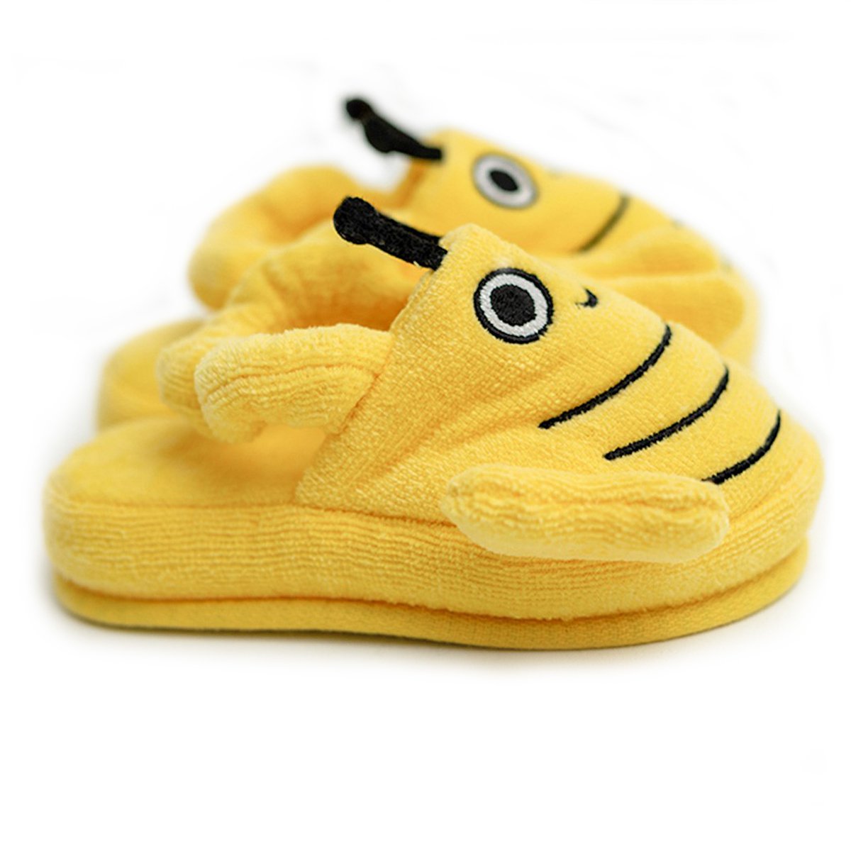 Milk&Moo Buzzy Bee peuter kinderpantoffels, %100 katoen, voor huis, bad, gebruik binnenshuis Joy&Bloom