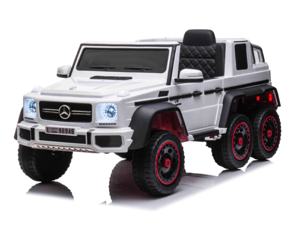 Mercedes-Benz G63 6X6, 12V Met Rubberen Banden En Meer! Default Title Kinderauto's Joy&Bloom