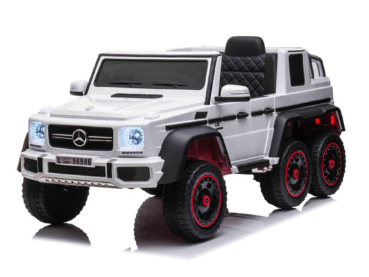 Mercedes-Benz G63 6X6, 12V Met Rubberen Banden En Meer! Default Title Kinderauto's Joy&Bloom