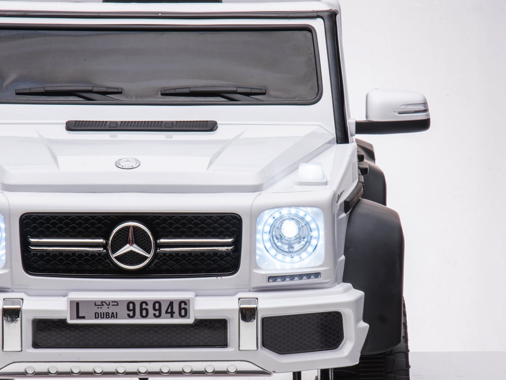 Mercedes-Benz G63 6X6, 12V Met Rubberen Banden En Meer! Kinderauto's Joy&Bloom