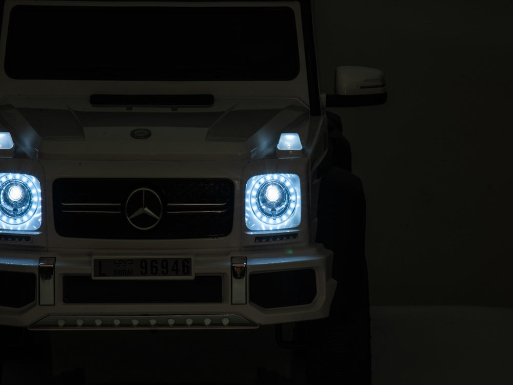Mercedes-Benz G63 6X6, 12V Met Rubberen Banden En Meer! Kinderauto's Joy&Bloom