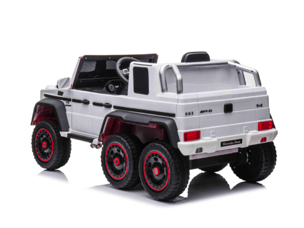 Mercedes-Benz G63 6X6, 12V Met Rubberen Banden En Meer! Kinderauto's Joy&Bloom
