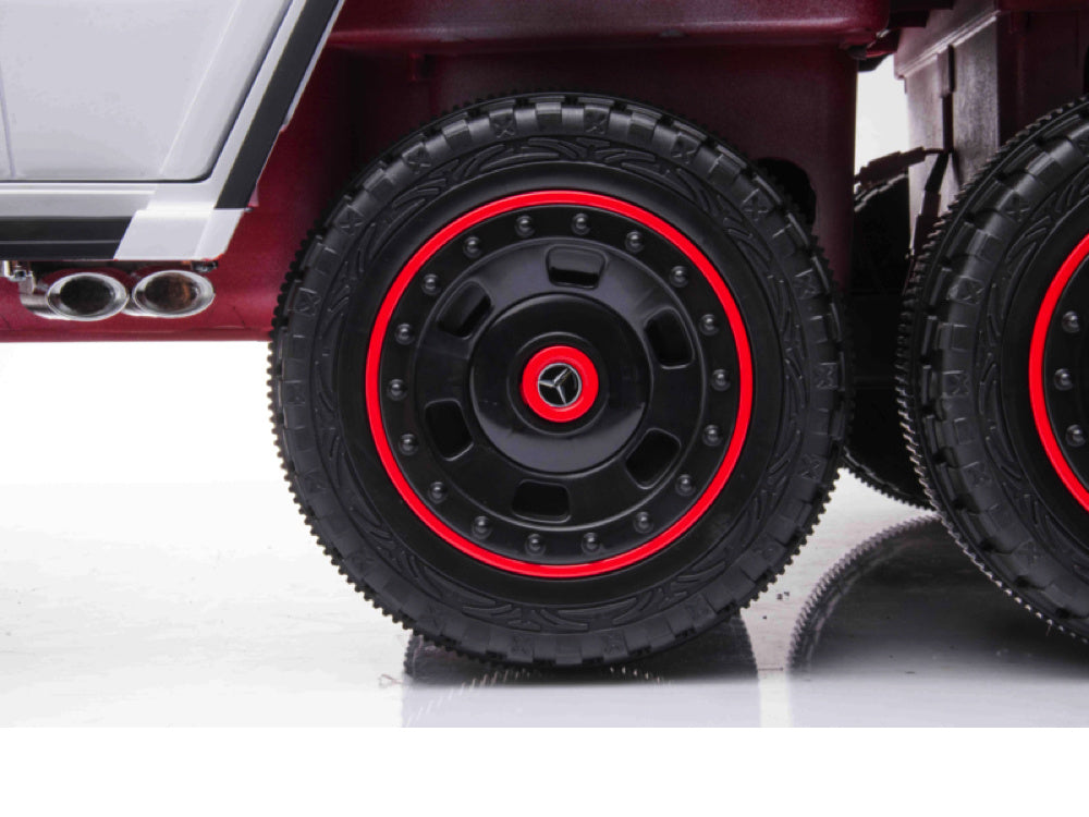 Mercedes-Benz G63 6X6, 12V Met Rubberen Banden En Meer! Kinderauto's Joy&Bloom