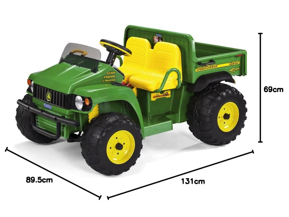 John Deere 12 Volt Elektrische Kinder Tractor Met Werkende Graafarm En Kantel Bak Duits Engels Frans Vertaling Kinderauto's Joy&Bloom