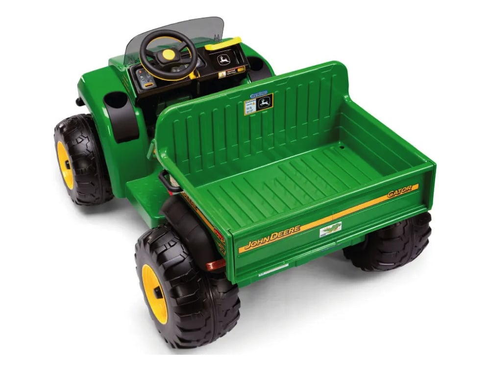 John Deere 12 Volt Elektrische Kinder Tractor Met Werkende Graafarm En Kantel Bak Duits Engels Frans Vertaling Kinderauto's Joy&Bloom