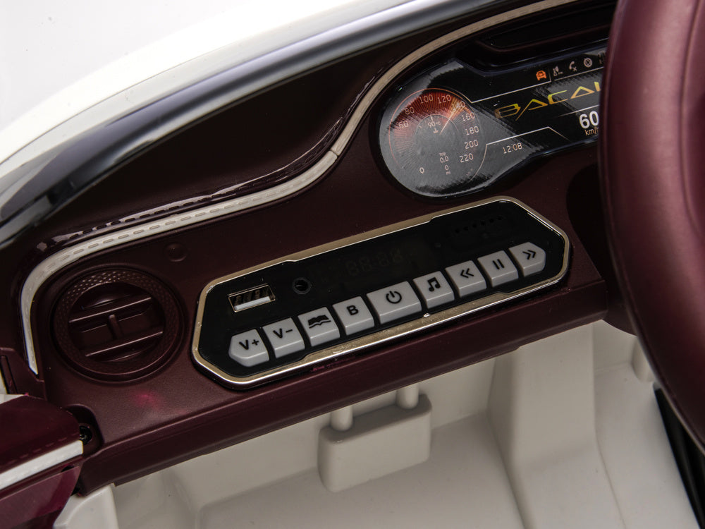 Bentley Bacalar, 12 Volt Elektrische Kinderauto, Leder Zitje, Rubberen Banden En Meer. Verwacht Joy&Bloom