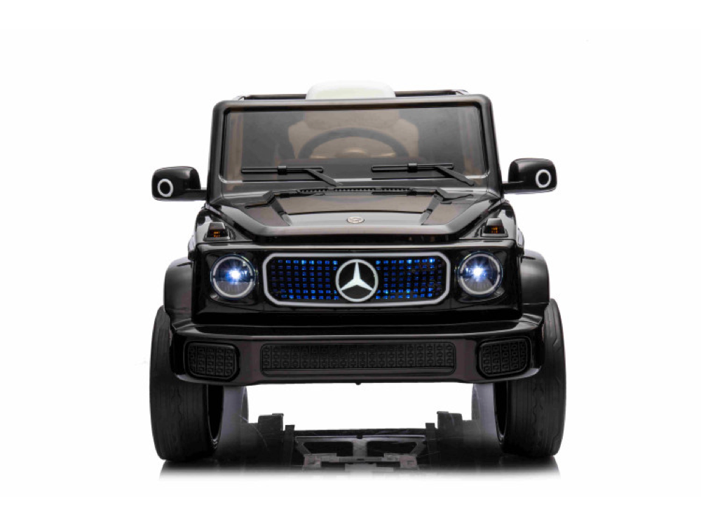 Mercedes Benz Eqg, 12 Volt Elektrische Kinderauto Met Rubberen Banden, Leder Zitje En Meer! Kinderauto's Joy&Bloom