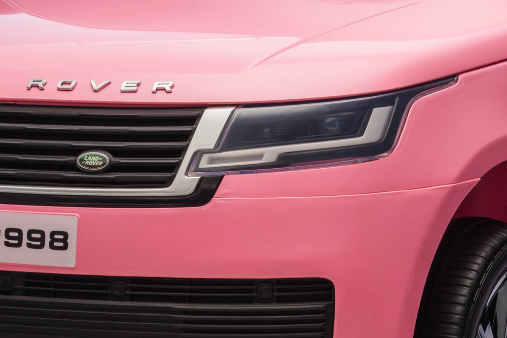 2-Persoons Range Rover, 24 Volt Elektrische Kinderauto, Mp4-Scherm, Rubberen Banden, Leder Zitting Kinderauto's Joy&Bloom