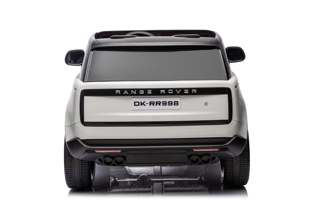 2-Persoons Range Rover, 24 Volt Elektrische Kinderauto, Mp4-Scherm, Rubberen Banden, Leder Zitting Kinderauto's Joy&Bloom
