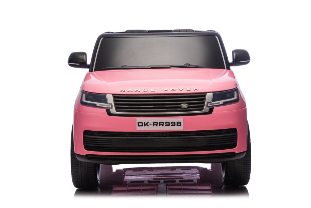 2-Persoons Range Rover, 24 Volt Elektrische Kinderauto, Mp4-Scherm, Rubberen Banden, Leder Zitting Kinderauto's Joy&Bloom