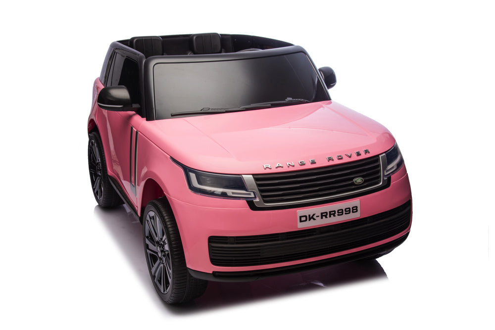 2-Persoons Range Rover, 24 Volt Elektrische Kinderauto, Mp4-Scherm, Rubberen Banden, Leder Zitting Kinderauto's Joy&Bloom
