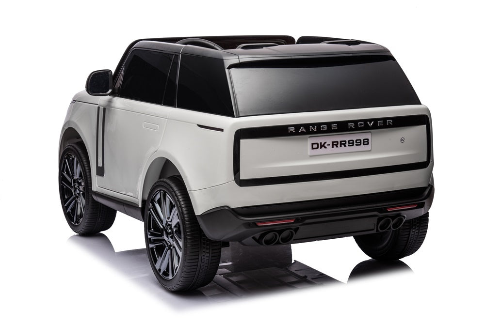 2-Persoons Range Rover, 24 Volt Elektrische Kinderauto, Mp4-Scherm, Rubberen Banden, Leder Zitting Kinderauto's Joy&Bloom