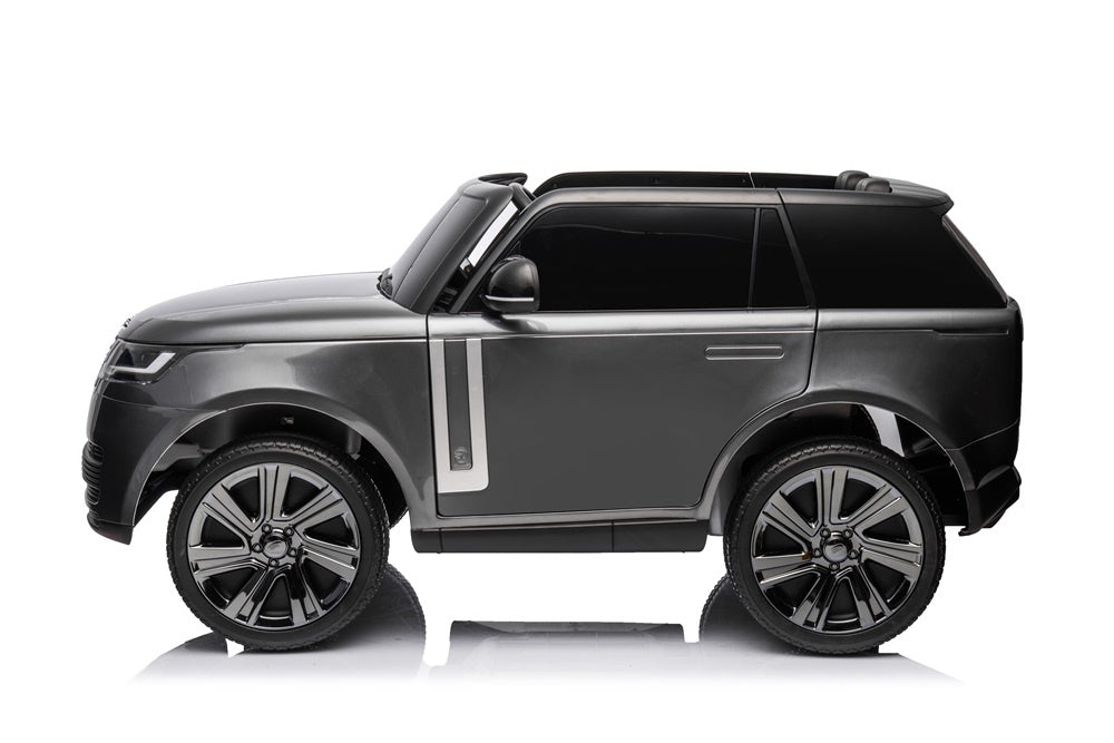 2-Persoons Range Rover, 24 Volt Elektrische Kinderauto, Mp4-Scherm, Rubberen Banden, Leder Zitting Kinderauto's Joy&Bloom