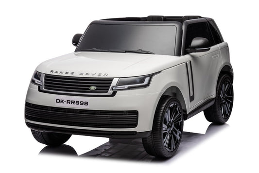 2-Persoons Range Rover, 24 Volt Elektrische Kinderauto, Mp4-Scherm, Rubberen Banden, Leder Zitting Default Title Kinderauto's Joy&Bloom