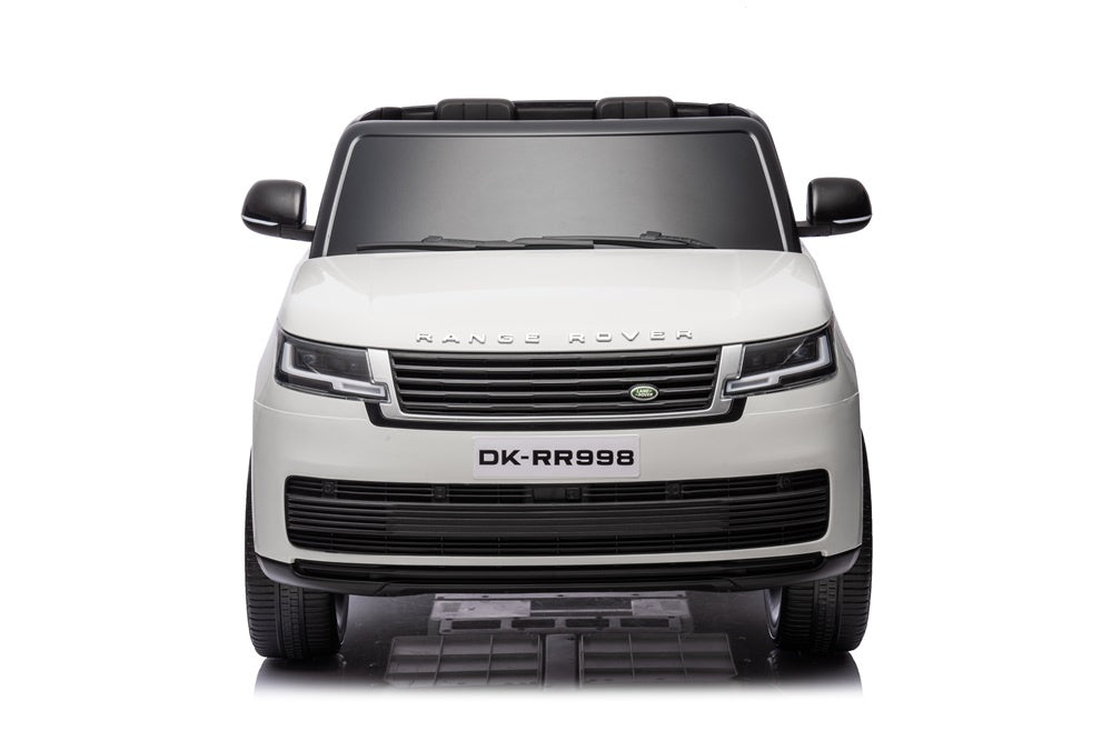 2-Persoons Range Rover, 24 Volt Elektrische Kinderauto, Mp4-Scherm, Rubberen Banden, Leder Zitting Kinderauto's Joy&Bloom