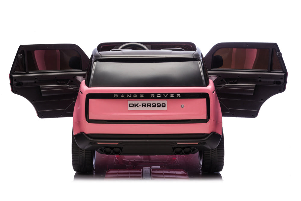 2-Persoons Range Rover, 24 Volt Elektrische Kinderauto, Mp4-Scherm, Rubberen Banden, Leder Zitting Kinderauto's Joy&Bloom
