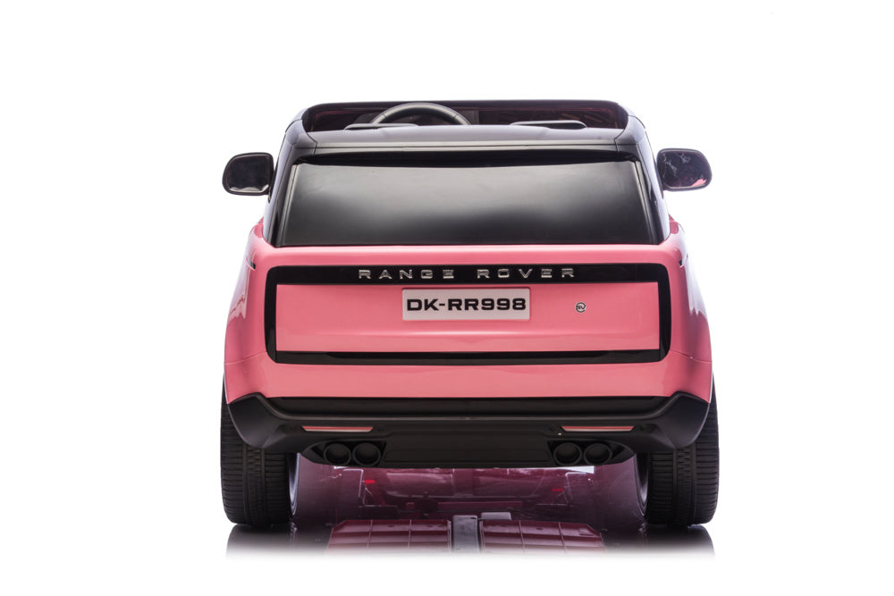 2-Persoons Range Rover, 24 Volt Elektrische Kinderauto, Mp4-Scherm, Rubberen Banden, Leder Zitting Kinderauto's Joy&Bloom