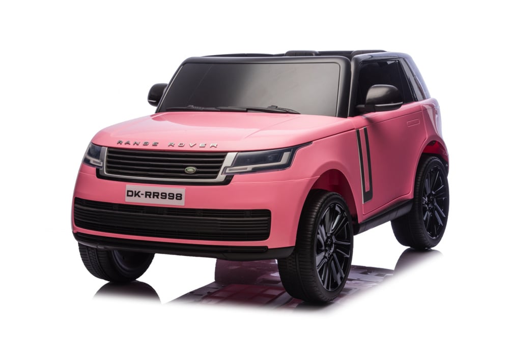 2-Persoons Range Rover, 24 Volt Elektrische Kinderauto, Mp4-Scherm, Rubberen Banden, Leder Zitting Default Title Kinderauto's Joy&Bloom