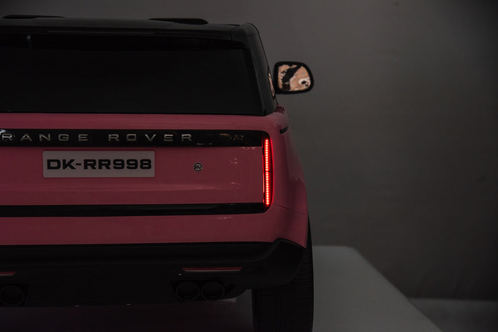 2-Persoons Range Rover, 24 Volt Elektrische Kinderauto, Mp4-Scherm, Rubberen Banden, Leder Zitting Kinderauto's Joy&Bloom