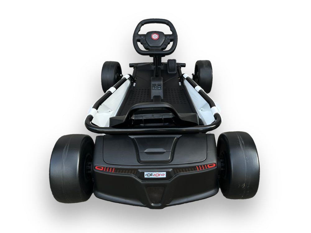 Rollzone Drift Go-Kart, 24 Volt Lithium Kart Met 200 Watt Motoren, Nieuwe Editie! Drift Kart Joy&Bloom